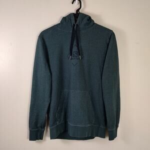 Salomon Sweatshirt Men’s L Green Pullover Hoodie Hiking Casual